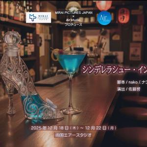 舞台の宣伝です、12/18㈭〜12/22㈪だで